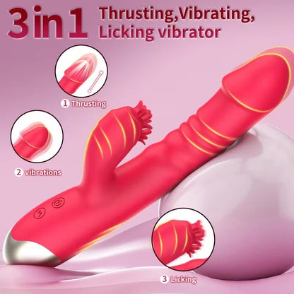 3-in-1 USB Rechargeable Personal Massager – 10 Vibration Modes, Dual-Stimulation Design, Waterproof Silicone Wellness Device Regular priceRs. 1,599.00 Sale priceRs. 3,299.00 SAV
