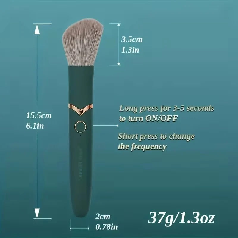 USB Rechargeable Personal Massager – Makeup Brush Style Mini Vibrator with Multi-Speed Vibration for Targeted Relaxation