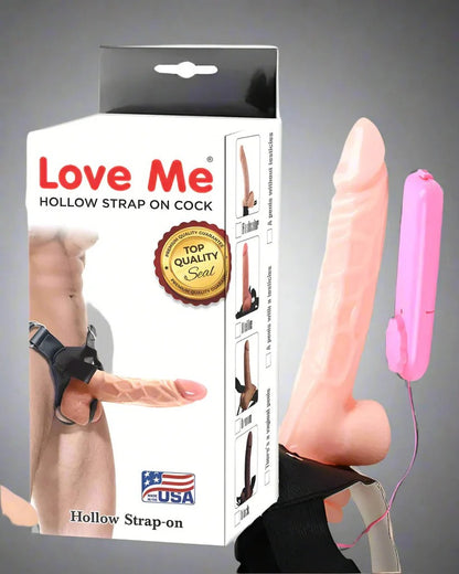 9 Inch Wearable Silicone Belt Condom