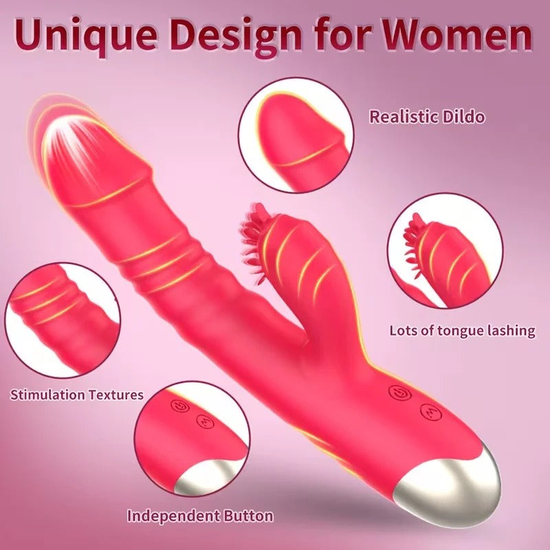 3-in-1 USB Rechargeable Personal Massager – 10 Vibration Modes, Dual-Stimulation Design, Waterproof Silicone Wellness Device Regular priceRs. 1,599.00 Sale priceRs. 3,299.00 SAV