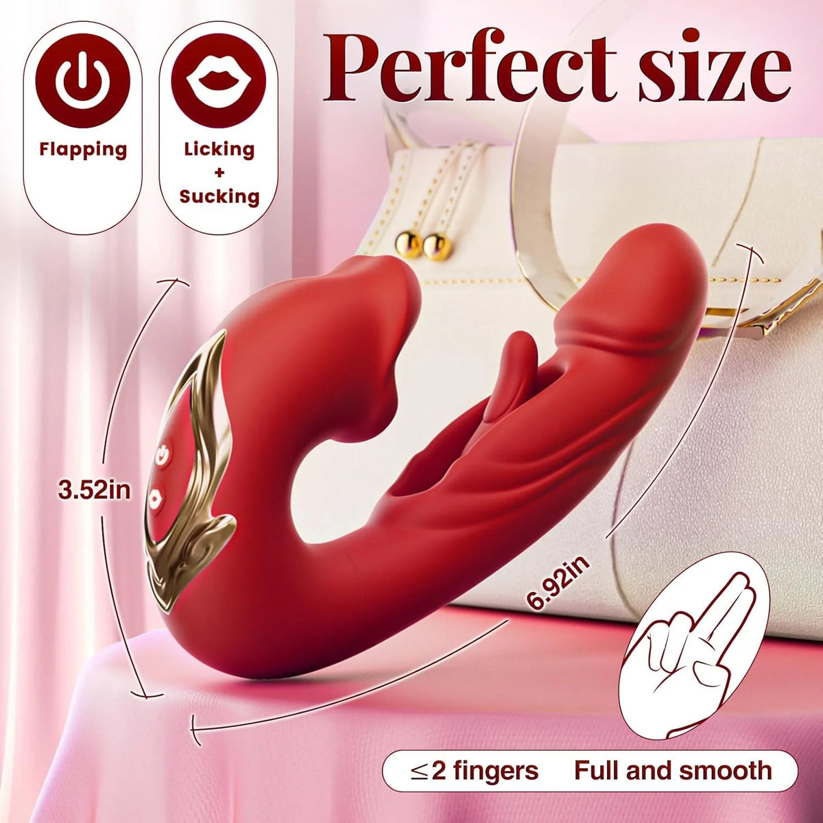 Premium Thrusting Personal Massager – Rechargeable, Multi-Mode Stimulation, Whisper-Quiet Design