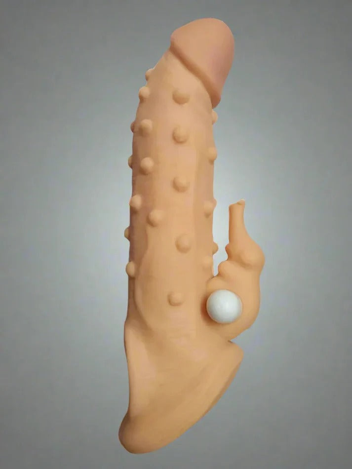 Jumbo Elephant Vibrating Extension Condom