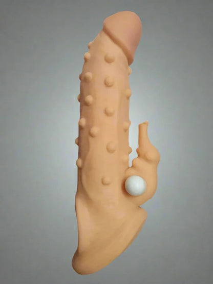 Jumbo Elephant Vibrating Extension Condom