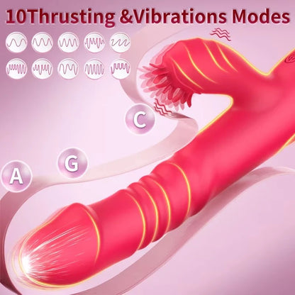 3-in-1 USB Rechargeable Personal Massager – 10 Vibration Modes, Dual-Stimulation Design, Waterproof Silicone Wellness Device Regular priceRs. 1,599.00 Sale priceRs. 3,299.00 SAV