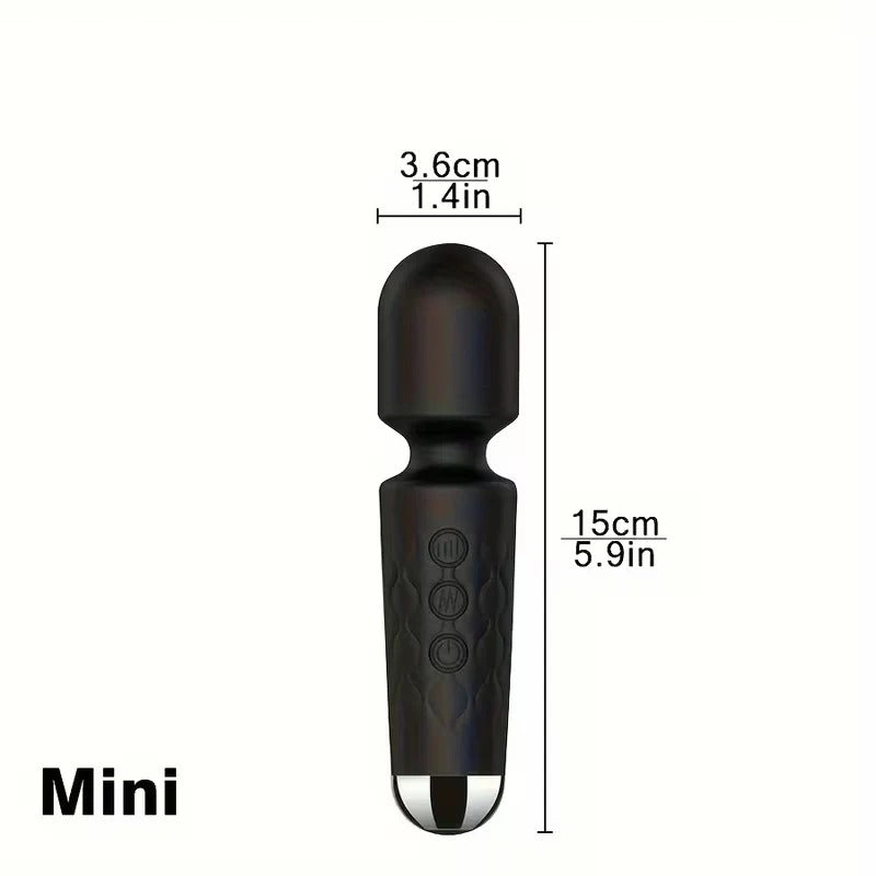 USB Rechargeable Wand Personal Massager – 20 Vibration Modes, 8 Speed Levels, Waterproof Silicone Body Massager for Full-Body Relaxation Regular price