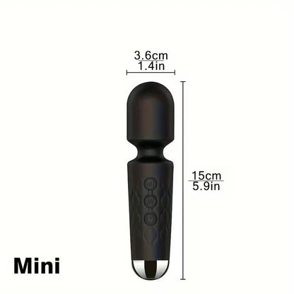 USB Rechargeable Wand Personal Massager – 20 Vibration Modes, 8 Speed Levels, Waterproof Silicone Body Massager for Full-Body Relaxation Regular price