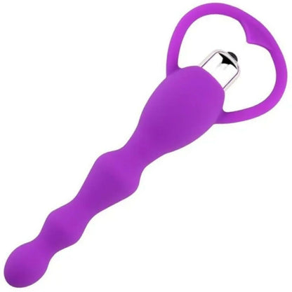 USB Rechargeable Silicone Vibrating Bead Massager – Multi-Speed Personal Wellness Device, Waterproof & Portable
